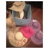 Lot of Ladies Hats and Head Pieces