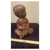 Vtg. SE Asia Child/Novice Monk Figure