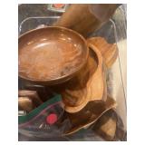 Lot of Wood Serving Pieces