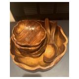 Wooden Salad Set