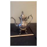 Silverplate Coffee Pot, hinge not attached