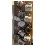 Lot of Mugs and Rack