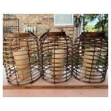 3 Candle Lanterns