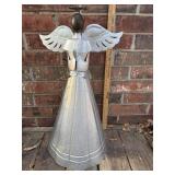 Large Galvanized Metal Angel