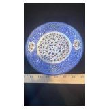 Persian Minakari Enameled Metal Plate