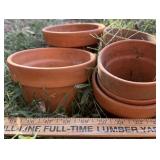 Lot of Terra Cotta Pots