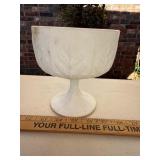 Milk Glass Compote