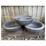 Lot of Planters, hard plastic