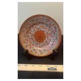 Vtg. Japanese Kutani 'Thousand Faces' Saucer
