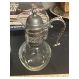 Vtg. Glass Coffee Carafe/Pitcher