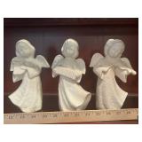 3 Ceramic Angels