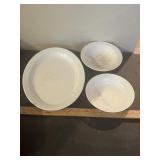 3 Adams English Ironstone Pieces