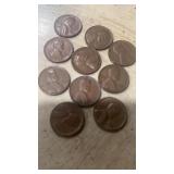Lot of 1950's Pennies