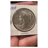 USA Peace Dollar 1924