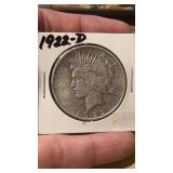 USA Peace Dollar, 1922-D