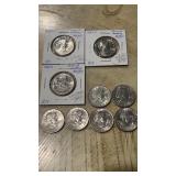 Lot of Susan B Anthony Dollars, 1981 (3) 1979 (6)