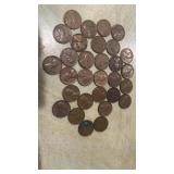 Lot of 1940s-1950s Wheat Pennies