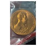 US Mint Andrew Jackson Indian Peace Medal 1829