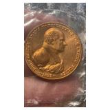 US Mint John Quincy Adams Indian Peace Medal