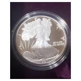 USA Silver Eagle Coin, 1991-S Proof