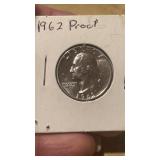 USA Washington Quarter- 1962 Proof