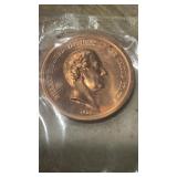 US Mint Millard Fillmore Indian Peace Medal 1850