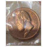 US Mint Rutherford B. Hayes Presidential Bronze