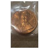US Mint Lyndon B. Johnson Inaugural Medal 1965