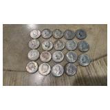 Lot of Kennedy Half Dollars-