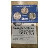 Set of Susan B. Anthony Dollars-1979