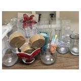 Lot of Vases and Floral Foam