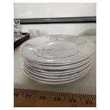 Lot of Snowflake Plates