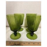 Vintage Green Glassware