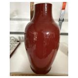 Red Vase
