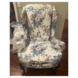 Floral Side Chair