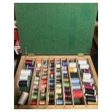Wood Box of Thread