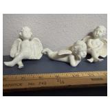 3 Ceramic Cherubs