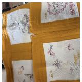 Embroidered Quilt Blocks with some unfinished