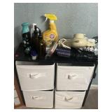 Cube Shelf and Contents
