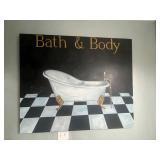 Large Bath & Body Sign