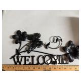 Metal Welcome Sign