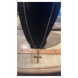 Sarah Coventry Cross Pendant and Chain