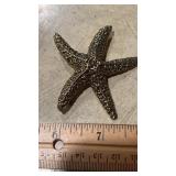 Vintage Starfish Brooch