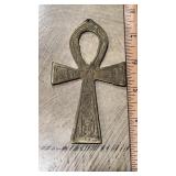 Egyptian Style Ankh Wall Hanging, 4 1/2'