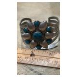 Southwestern Style Cuff Bracelet, unmarked