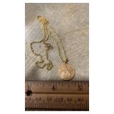 U.S. Capitol Pendant on Chain, unmarked