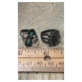 2 Rings (size 4 and 6), no marks