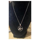 Vtg. Sarah Coventry Bull Head Necklace