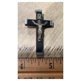 Wood and Metal Crucifix Pendant