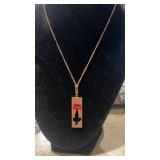 Vintage Sarah Coventry Dog Necklace